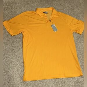 Callaway Golf Polo Light Orange Saffron Shirt Men XXXL NWT